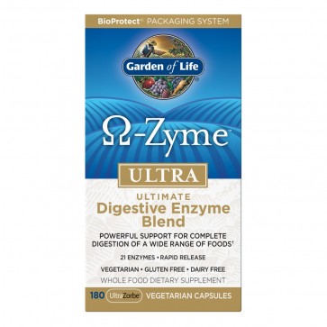Garden of Life Omega Zyme Ultra 180 Capsules