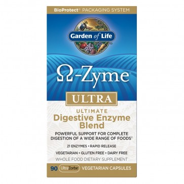 Garden of Life Omega Zyme Ultra 90 Vegetarian Capsules