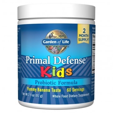Garden of Life Primal Defense Kids Powder Yummy Banana 2.9 oz