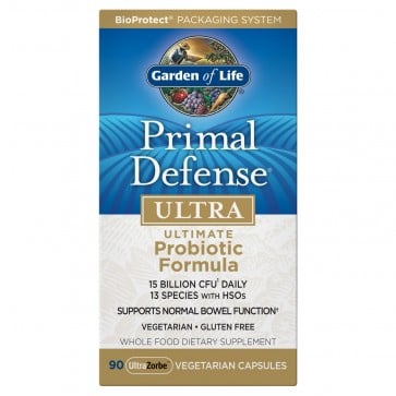 Garden of Life Primal Defense Ultra Probiotic Formula 90 Vegan Capsules