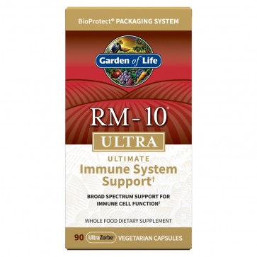 Garden of Life RM-10 Ultra Ultimate Immune System Support 90 Vegetarian Capsules