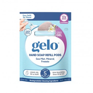 Gelo Hand Soap Refill Pods Sea Mist, Mineral, Freesia 40 oz