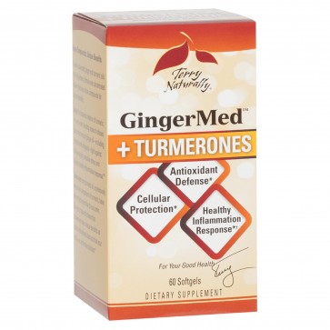 Terry Naturally GingerMed Plus Turmerones 60 Softgels