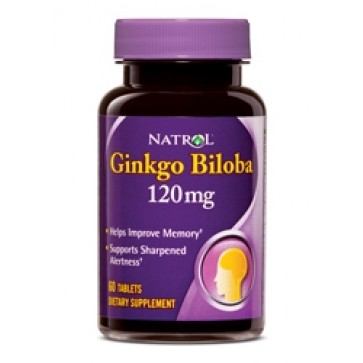 Natrol Ginkgo Biloba 120 mg 60 Tablets