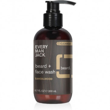 Every Man Jack Beard + Face Wash Sandalwood 6.7 fl oz