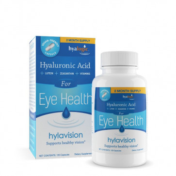 Hyalogic Hyaluronic Acid for Eye Health HylaVision 120 Capsules