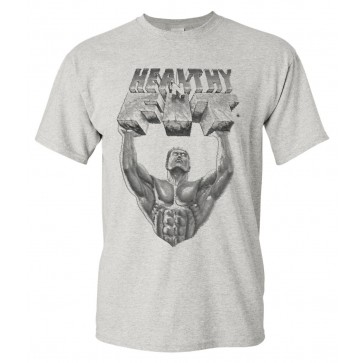 Healthy 'N Fit Grey T-Shirt (X-Large)