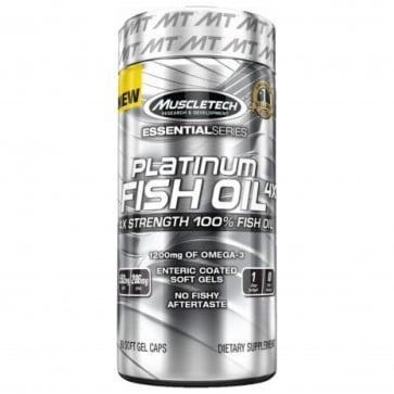 MuscleTech Platinum Fish Oil 4x 60 Soft Gel Caps