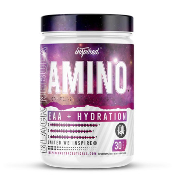 Inspired nutraceuticals amino eaa + hidratación nebulosa negra 30 porciones