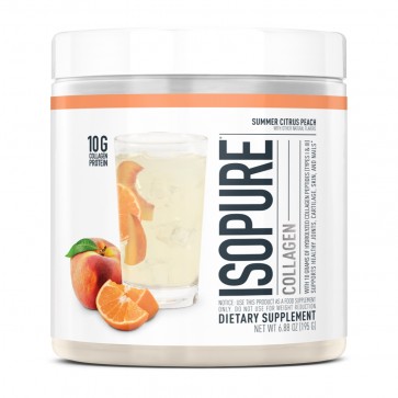 Nature's Best Isopure Collagen Summer Citrus Peach 15 Servings