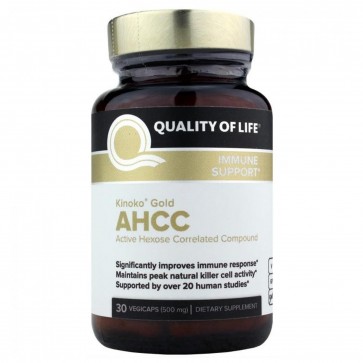 Quality of Life Kinoko Gold AHCC 500mg 30 Caps