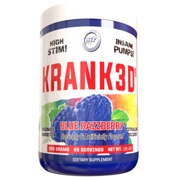 Hi-Tech Krank3d Blue Razzberry 25 Servings