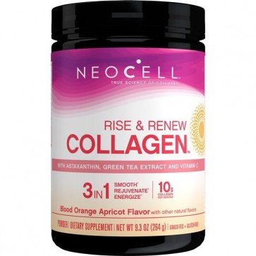 Neocell Rise & Renew Collagen Blood Orange Apricot Flavor 9.3 oz