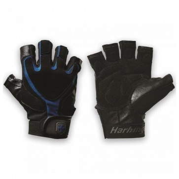 Training Grip Glove Men's Black/Blue by Harbinger