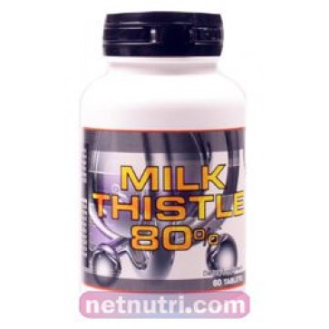 Milk Thistle 80% 60tabs By Fastaction