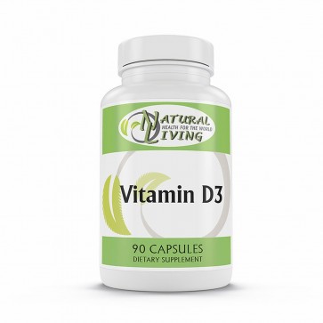 Natural Living Vitamin D3 90 Capsules