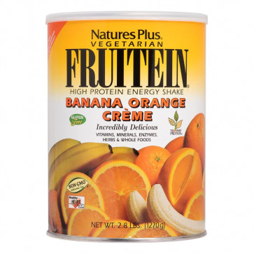 Natures Plus Fruitein Shake Banana Orange 2.8 lbs