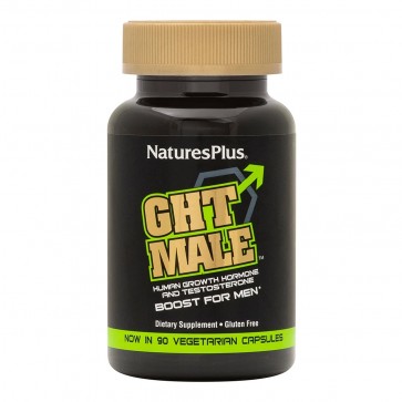 Nature's Plus, GHT Male, Human Growth Hormone And Testosterone Boost For Men, 90 Capsules