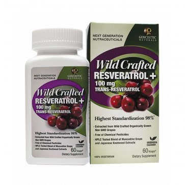 Natures Answer Wild Crafted Resveratrol 100 mg 60 Capsules