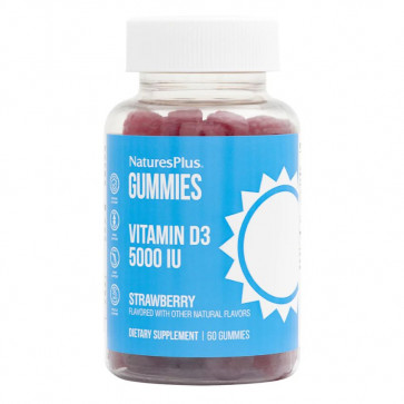 NaturesPlus Vitamin D3 5000IU Strawberry 60 Gummies
