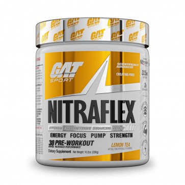 GAT Sport Nitraflex Pre-Workout Lemon Tea 30 Servings