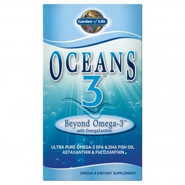 Garden of Life Oceans 3 Beyond Omega-3 with OmegaXanthin 60 Softgels