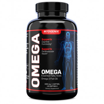 Omega 3 Fish Oil 120 Softgels by Myogenix