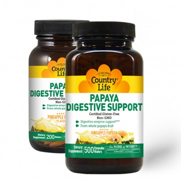 Country Life Papaya Digestive Support Pineapple Papaya