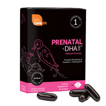Zahler Prenatal +DHA 300 60 Softgels