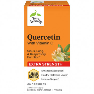 Terry Naturally Quercetin with Vitamin C Extra Strength 60 Capsules