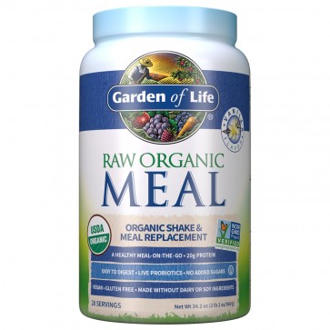 Garden of Life RAW Organic Meal Vanilla 34.2 oz 2 lb