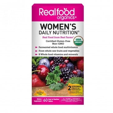 Country Life Real Food Organics Women's Daily Nutrition 60 Tablets