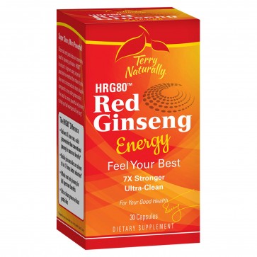 Terry Naturally HRG80 Red Ginseng Energy 30 Capsules