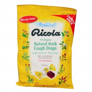 Ricola The Original Natural Herb Cough Drops 50 Drops