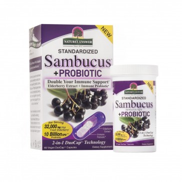 Natures Answer Sambucus plus Probiotic Capsules