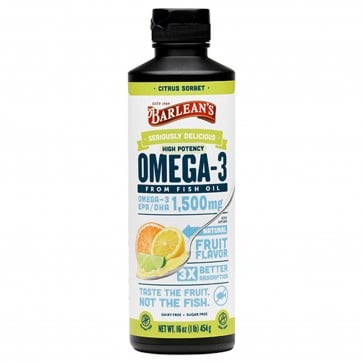 Seriously Delicious Omega-3 1,500mg Citrus Sorbet