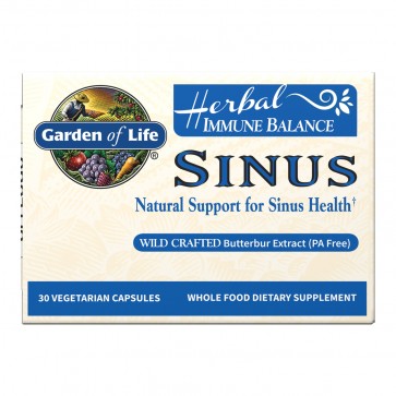 Garden of Life Immune Balance Sinus 30 Vegetarian Capsules