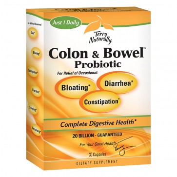 Terry Naturally Colon and Bowel Probiotic 20 Billion