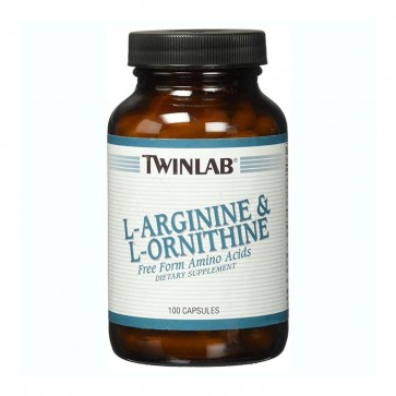 Twinlab L-Arginine & L-Ornithine 100 Capsules