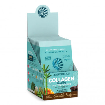 Collagen Sample Box Chocolate Fudge Box of 12 by SunWarrior