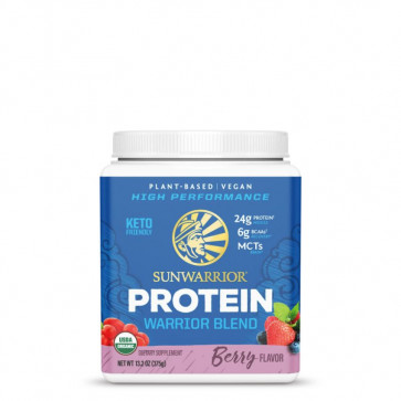 SunWarrior Warrior Blend Plant-Based Organic Protein Berry 13.2 oz