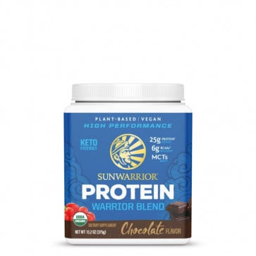 SunWarrior Warrior Blend Plant-Based Organic Protein Chocolate 13.2 oz