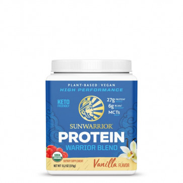SunWarrior Warrior Blend Plant-Based Organic Protein Vanilla 13.2 oz