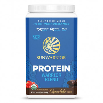 SunWarrior Warrior Blend Plant-Based Organic Protein Chocolate 1.6 lbs