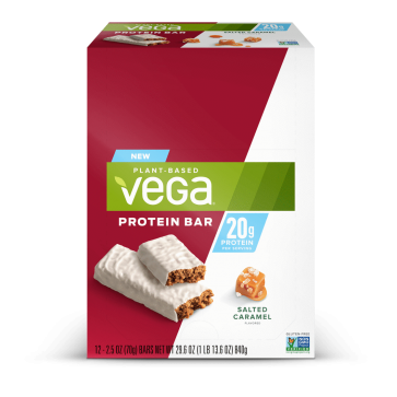 Vega Protein Bar Salted Caramel 20g 12 Pack