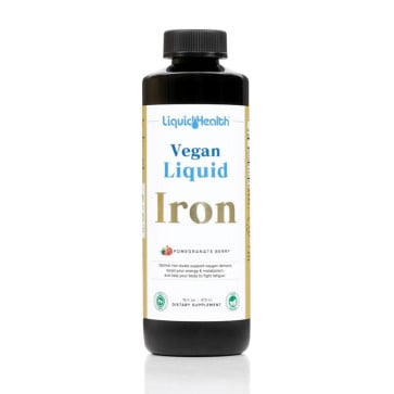 Liquid Health Vegan Liquid Iron Pomegranate Berry 16 fl oz
