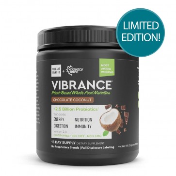 Vibrant Health Vibrance Plant-Based Chocolate Coconut 146.25 grams 15 Servings