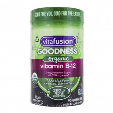Vitafusion Gummy Goodness Organic Vitamin B-12 90 Gummies