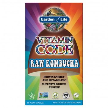 Garden of Life Vitamin Code RAW Kombucha 60 Vegan Capsules