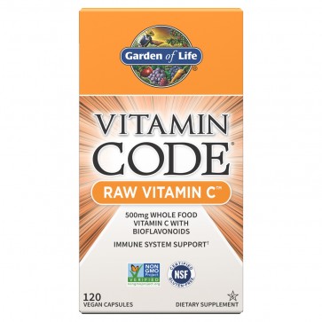 Garden of Life Vitamin Code RAW Vitamin C 120 Capsules